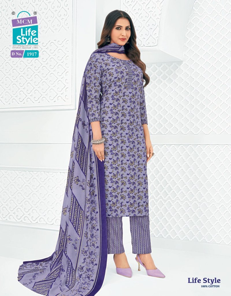Lifestyle Vol 19 By Mcm Cotton Printed Kurti With Bottom Dupatta